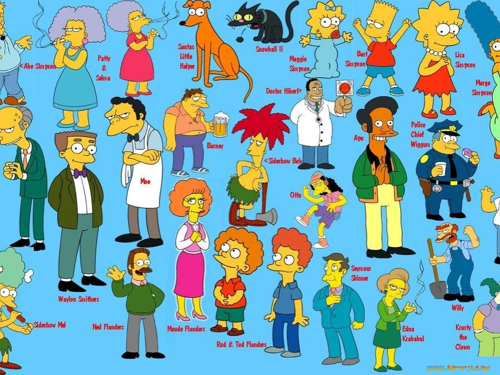 , the, simpsons